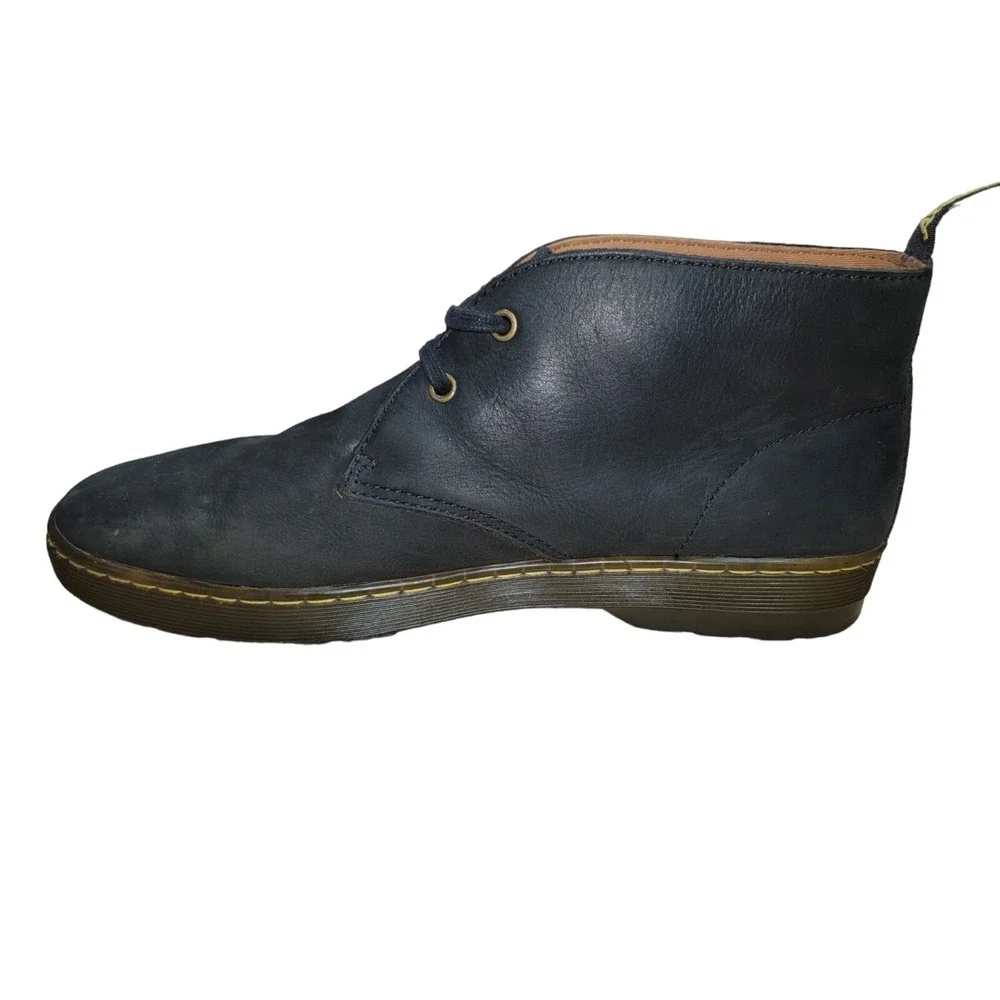 Dr. Doc Martens Men's Black Leather‎ Cabrillo Crazy Horse Chukka Boots Size 13 M